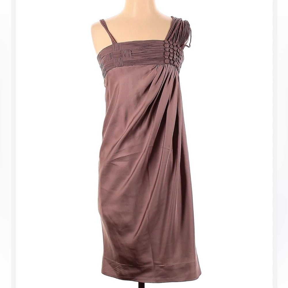 Gold Hawk Silk Dress